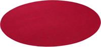 Snapstyle Feinschlingen Velour Teppich Strong Rund rot Gr. 100 x 100