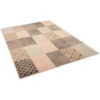 Pergamon Designer Teppich Passion Pastell Patchwork rosa Gr. 80 x 150