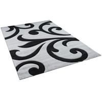 Pergamon Designer Teppich Maui Ranken Teppiche grau/schwarz Gr. 80 x 150