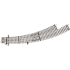 roco H0  Line (zonder ballastbed) 42472 Gebogen wissel, Links BWl3/4 30 ° 419.6 mm