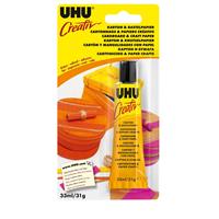 UHU Creativ Klebstoff Karton und Bastelpapier 33ml