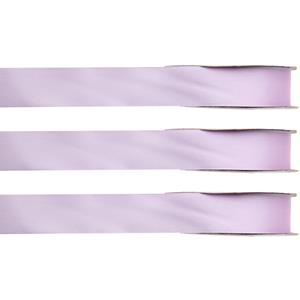 3x Hobby/decoratie lila satijnen sierlinten 1 cm/10 mm x 25 meter -