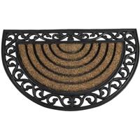sienagarden Gummimatte Impalla 45x75cm schwarz Schmutzfangmatte Matte Fußabtreter Haushalt - SIENA GARDEN