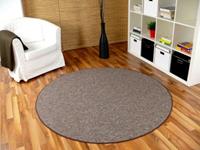 Snapstyle Schlingenteppich Primo Rund braun Gr. 100