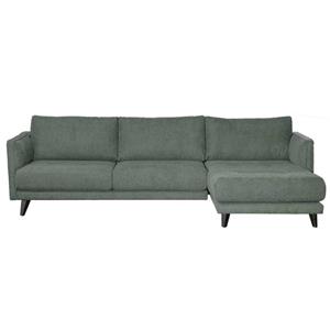 Bo Lundgren Loungebank Häftigt chaise longue rechts | Bloq Niagara blauw/grijs 158 | 2,62 x 1,50 mtr breed