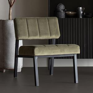 wooodexclusive WOOOD Fauteuil 'Kaja' kleur Groen