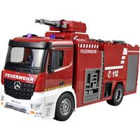 22503 Mercedes Benz Feuerwehr-Löschfahrzeug - Lizenzfahrzeug 1:18 RC truck 100% RTR Incl. accu en laadkabel