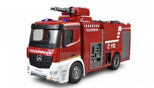 amewi 22503 Mercedes Benz Feuerwehr-Löschfahrzeug - Lizenzfahrzeug 1:18 RC truck 100% RTR Incl. accu en laadkabel