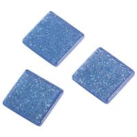 Rayher hobby materialen 615x stuks Acryl glitter mozaiek steentjes blauw 1 x 1 cm -