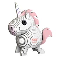 Eugy Basteln Sie Ihr Eigenes Einhorn Junior 8 X 7,1 Cm Karton Weiß/rosa