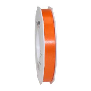 1x hobby/decoratie oranje satijnen sierlinten 1,5 cm/15 mm x 91 meter -