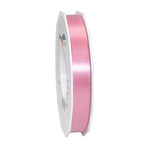 1x hobby/decoratie roze satijnen sierlinten 1,5 cm/15 mm x 91 meter -