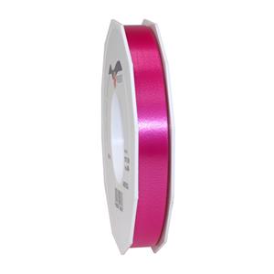 1x hobby/decoratie fuchsia roze satijnen sierlinten 1,5 cm/15 mm x 91 meter -