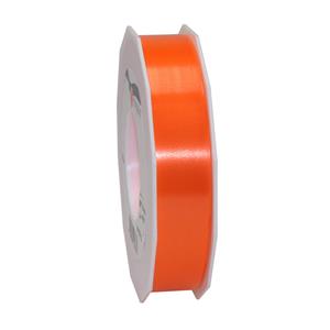 1x hobby/decoratie oranje satijnen sierlinten 2,5 cm/25 mm x 91 meter -