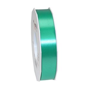 1x hobby/decoratie turquoise satijnen sierlinten 2,5 cm/25 mm x 91 meter -