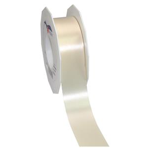 1x hobby/decoratie beige satijnen sierlinten 4 cm/40 mm x 91 meter -