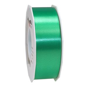 1x hobby/decoratie turquoise satijnen sierlinten 4 cm/40 mm x 91 meter -