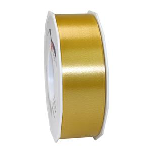 1x hobby/decoratie bronzen satijnen sierlinten 4 cm/40 mm x 91 meter -