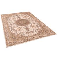 Pergamon Luxus Orient Teppich Primus  Keshan beige Gr. 80 x 150
