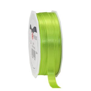 1x Luxe hobby/decoratie lime groen satijnen sierlinten 1 cm/10 mm x 25 meter -