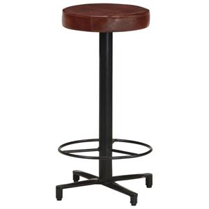 vidaXL Barkrukken 2 st 66 cm echt leer