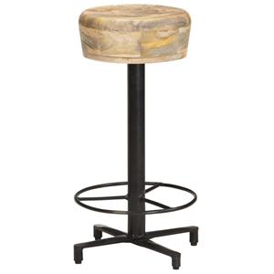vidaXL Barkrukken 2 st 66 cm massief mangohout