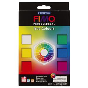 FIMO PROFESSIONAL Modelliermasse-Set , True colours, , 6er Set