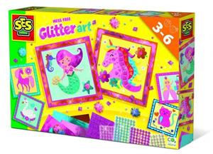 SES Creative knutselset Glitter Art junior knoeivrij 357 delig