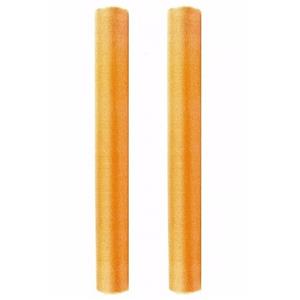 2x rollen gouden glans organza deco stof 36 cm x 9 meter -