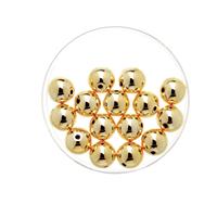 Glorex Hobby 15x stuks metallic sieraden maken kralen in het goud van 8 mm -