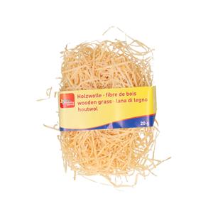 Naturel kleur houtwol 20 gram vulmateriaal/vulling -