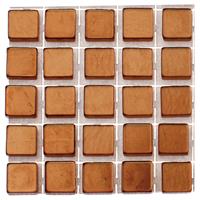 119x stuks mozaieken maken steentjes/tegels kleur brons 5 x 5 x 2 mm -
