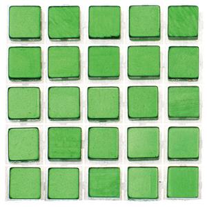 119x stuks mozaieken maken steentjes/tegels kleur groen 5 x 5 x 2 mm -