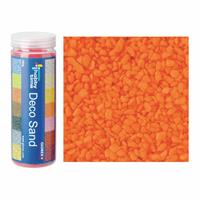 Grof decoratie zand/kiezels oranje 500 gram -