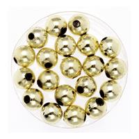 240x stuks sieraden maken glans deco kralen in het goud van 10 mm -