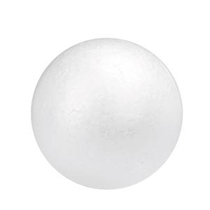 Glorex Hobby Piepschuim hobby knutselen vormen/figuren zak van 7x stuks ronde ballen/bollen van 10 cm -