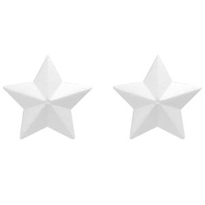 Set van 2x stuks piepschuim hobby knutselen vormen/figuren ster van 25 cm -
