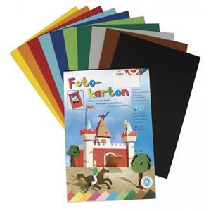 Rayher hobby materialen 20x vellen met fotokarton A4 formaat -