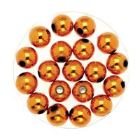 360x stuks sieraden maken glans deco kralen in het oranje van 10 mm -