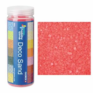 3x busjes fijn decoratie zand/kiezels rood 480 gram -