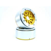 Metsafil 1:10 Crawler Felgen Gear Gold, Silber 1 Paar