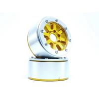 Metsafil 1:10 Crawler Felgen Hammer Gold, Silber 1 Paar