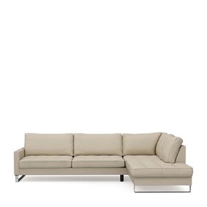 Rivièra Maison Loungebank 'West Houston' Rechts, Oxford Weave, kleur Flanders Flax