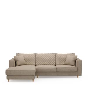 Rivièra Maison Loungebank 'Kendall' Links, Cotton, kleur Natural