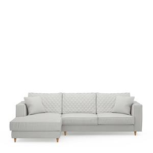 Rivièra Maison Loungebank 'Kendall' Links, Cotton, kleur Ash Grey