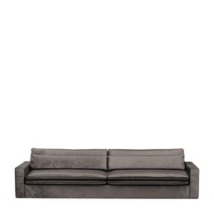 Rivièra Maison Bank 'Continental' XL, Velvet, kleur Grimaldi Grey
