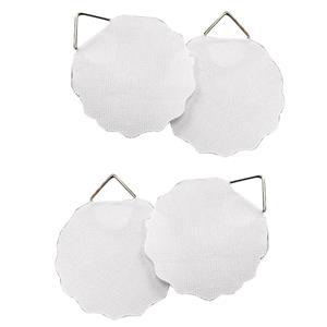 Rayher hobby materialen 30x Zelfklevende ophanghaakjes voor schildersdoek 3 cm -