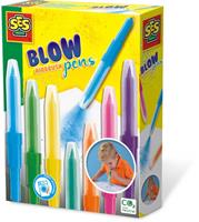 SES Creative airbrush stiften Blow junior 20 cm 7 delig