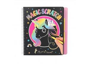 Ylvi krasboek Magic Scratch meisjes 20 x 19,3 cm papier zwart