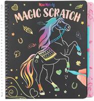 Miss Melody krasboek Magic Scratch meisjes 19,3 x 20 cm papier zwart